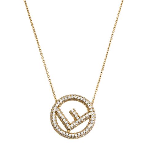 fendi necklace gold|f is fendi necklace.